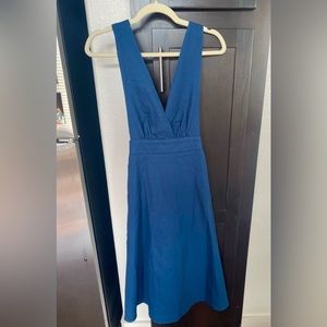 UO London Surplice Apron Midi Dress